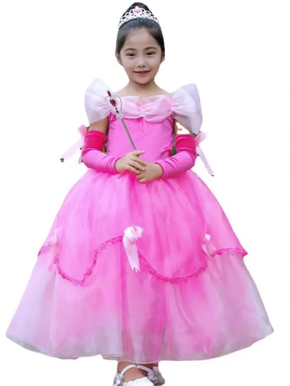 Pink Princess Ball Gown Costume for Kids